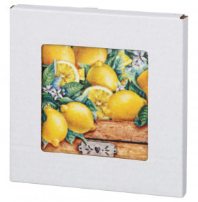 Подставка под горячее 10 х 10 см  LEFARD "Лимоны" / 225606