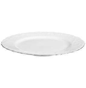 Набор тарелок 26 см 6 шт  Cmielow "Рококо /Отводка платина" / 264402