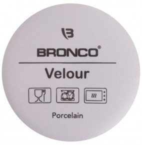 Кружка 400 мл светло-серая  Bronco "Velour" (4шт.) / 264147