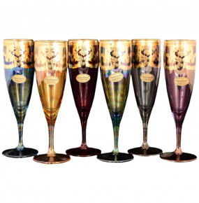 Бокалы для шампанского 6 шт  Art Decor "Лирик /Венециано /Ассорти" / 118290