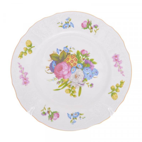 Набор тарелок 25 см 6 шт  Thun &quot;Бернадотт /Весенние цветы&quot; / 236370