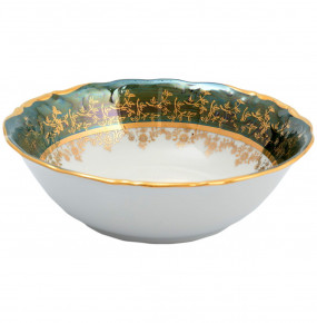 Набор салатников 19 см 6 шт  Sterne porcelan "Фредерика /Золотые листья на зелёном" / 128780