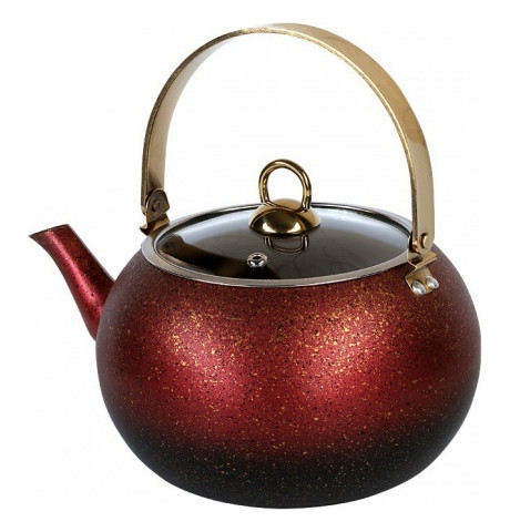 Заварочный чайник 1 л антипригарное покрытие красный  O.M.S. Collection &quot;TEAPOT SETS&quot; / 284171