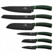 Набор кухонных ножей 6 предметов  Berlinger Haus &quot;Emerald Collection&quot; / 159827