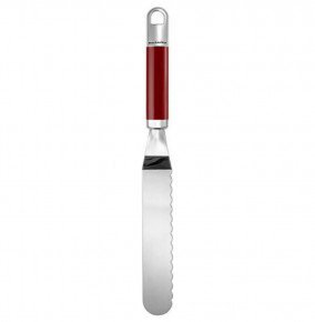 Лопатка кондитерская двухсторонняя красная ручка "KitchenAid" / 222438