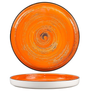 Тарелка 28 х 3,1 см с бортом 3 шт  P.L. Proff Cuisine "Texture Orange Circular" / 318336