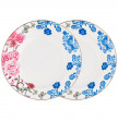 Набор тарелок 20,5 см глубокие  LEFARD &quot;Дуэт /Цветы и птица&quot; (2шт.) / 213230
