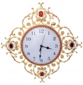 Часы настенные  Rosaperla "Розаперла /Красные стразы" / 159861