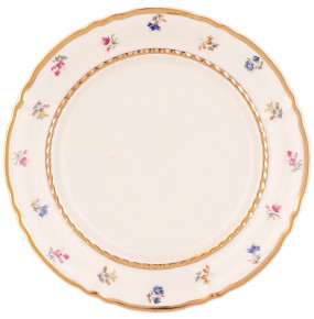 Набор тарелок 21 см 6 шт "Соната /Мелкие цветы /золото /СК" / 348686