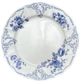 Тарелка 25 см 1 шт  Thun "Бернадотт /Синие розы" / 235505