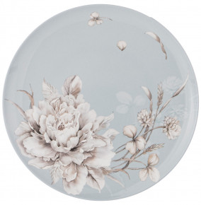 Тарелка 25,5 см голубая  LEFARD "White flower" / 268555