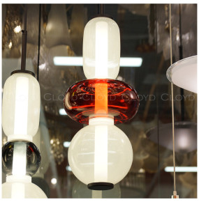 Подвесной светильник 1 рожковый  Cloyd "SUPERNOVA" / выс. 39 см - черный / 348246