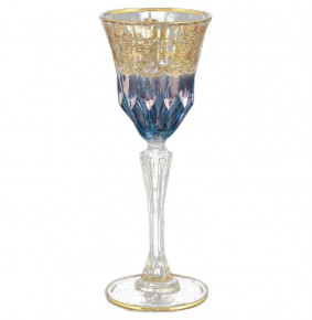 Рюмки для водки 6 шт  RCR Cristalleria Italiana SpA "Timon /Адажио синий с золотом" / 101064