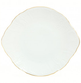 Пирожковая тарелка 27 см  Thun "Бернадотт /Отводка золото" / 093709