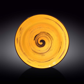 Тарелка 28,5 см глубокая жёлтая  Wilmax "Spiral" / 261611