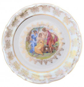 Набор тарелок 25 см 6 шт  Repast "Мария-Тереза /Мадонна перламутр" M-D  / 258575