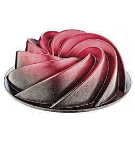 Форма для выпечки кекса 26 см антипригарное покрытие красная  O.M.S. Collection "GRANIT CAKE MOULD" / 284119