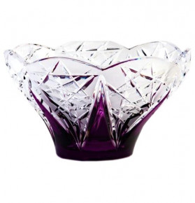 Конфетница 16,5 см  Aurum Crystal "Бутон /Фиолет" / 152654