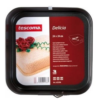 Форма для торта раскладная 24 х 24 см квадратная &quot;Tescoma /DELÍCIA&quot; / 145640