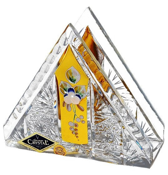 Салфетница 14,5 см  Aurum Crystal &quot;Хрусталь с золотом&quot; / 033521