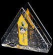 Салфетница 14,5 см  Aurum Crystal &quot;Хрусталь с золотом&quot; / 033521