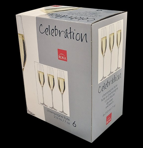 Бокалы для белого вина 360 мл 6 шт  Rona &quot;Celebration /Разноцветные&quot; / 061199