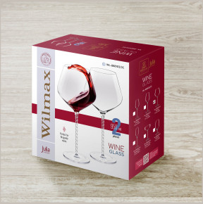 Бокалы для красного вина 950 мл 2 шт  Wilmax "Julia" / 337287