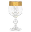 Бокалы для белого вина 190 мл 6 шт  Crystalite Bohemia &quot;Клаудия /Цветочный узор на золоте&quot; V-D / 096678