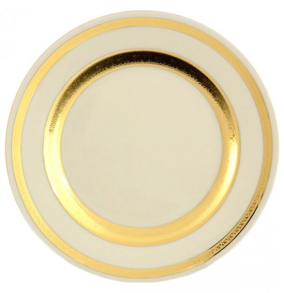 Набор тарелок 17 см 6 шт  Falkenporzellan &quot;Констанц /Двойная золотая лента /9321&quot; крем. / 056155