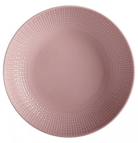 Тарелка 21,5 см глубокая розовая  Casa Domani "Corallo" / 291466