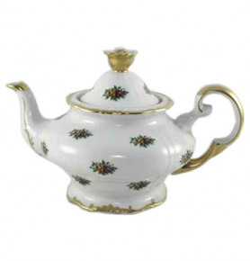 Заварочный чайник 1,2 л  Bohemia Porcelan Moritz Zdekauer 1810 s.r.o. "Анжелика /Маленькие розочки" / 027613