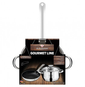 Набор посуды 3 предмета (кастрюля 6,1 л с крышкой, сковорода 24 см)  Berlinger Haus "Gourmet Line" / 135775