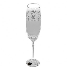 Бокалы для шампанского 190 мл 6 шт  Crystalex CZ s.r.o. "Бриджитта /387507" / 005332