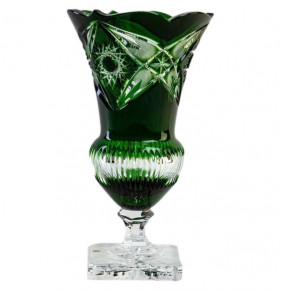 Ваза для цветов 31,5 см н/н  Aurum Crystal "Нордика /Зеленая" / 152792