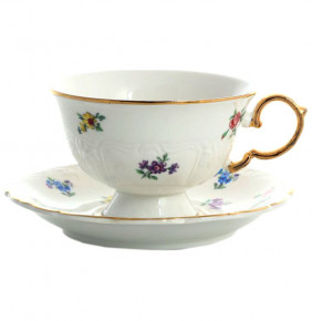 Набор чайных пар 6 шт н/н  Royal Classics "Мелкие цветы" / 140031