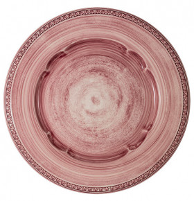 Тарелка 27 см розовая  Matceramica "Augusta" / 291758