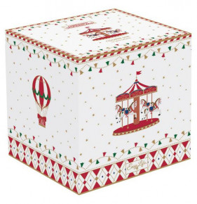 Банка для печенья 14 х 16,5 см  Easy Life "Рождественская карусель" (подарочная упаковка) / 301077
