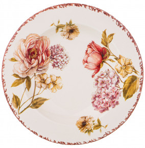 Тарелка 24 см глубокая 1 шт  Ceramica Cuore "Flower garden" / 228050