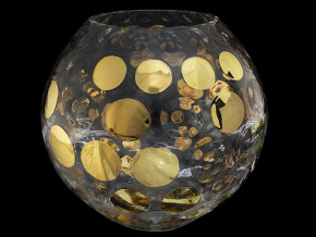Ваза для цветов 25,5 см  Egermann "Эгерманн /Золотые шары" / 051078