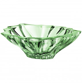 Ваза для фруктов 33 см  Aurum Crystal "Plantica /Зеленая"  / 170486