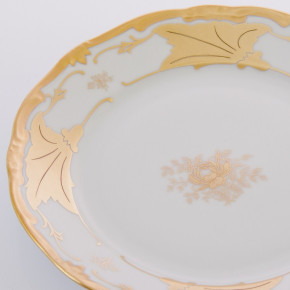 Набор тарелок 22 см 6 шт глубокие  Weimar Porzellan "Кленовый лист /Белый" / 053823