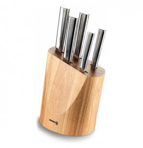Набор кухонных ножей 6 предметов на подставке  Korkmaz "Pro-Chef" / 272075