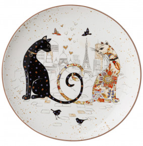 Набор тарелок 20,5 см 2 шт  LEFARD "Парижские коты" / 254675