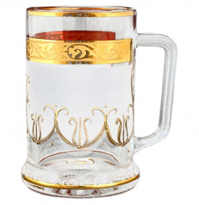 Кружка для пива 500 мл золото  Bohemia "Diaryt /Махараджа" / 110099